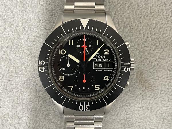 ジンのRef.156.Bミリタリークロノのオーバーホールを行いました。