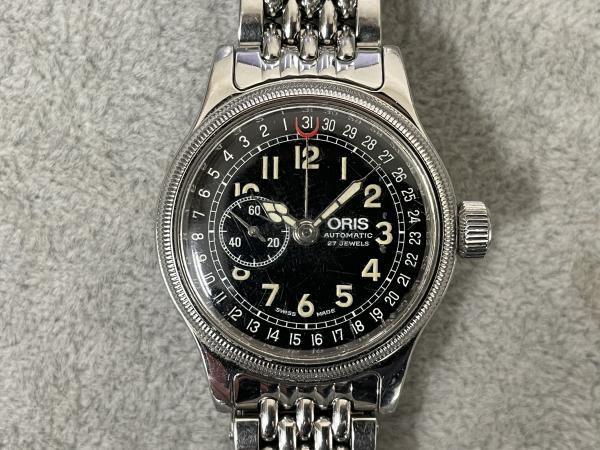 オリスのビッグクラウン ポインターデイトRef. 7462のオーバーホールを行いました。